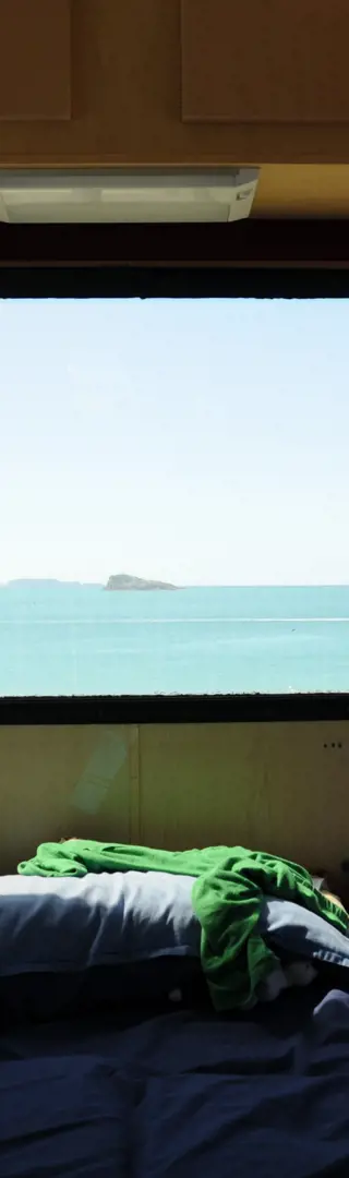 Wunderschöne Aussicht aus dem Motorhome